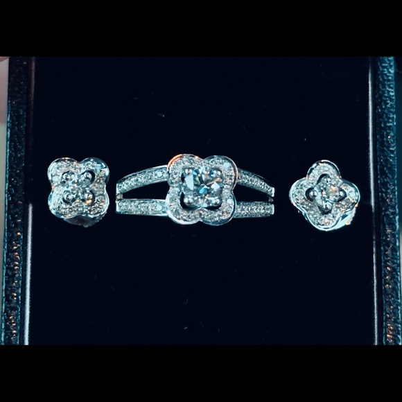 MAUBOUSSIN Chance of Love diamond ring & studs set - Picture 2 of 13